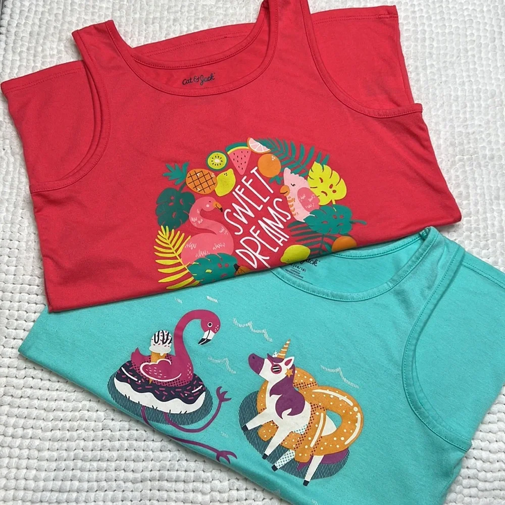 Cat & Jack Sleepwear Set of Two Tank Tops